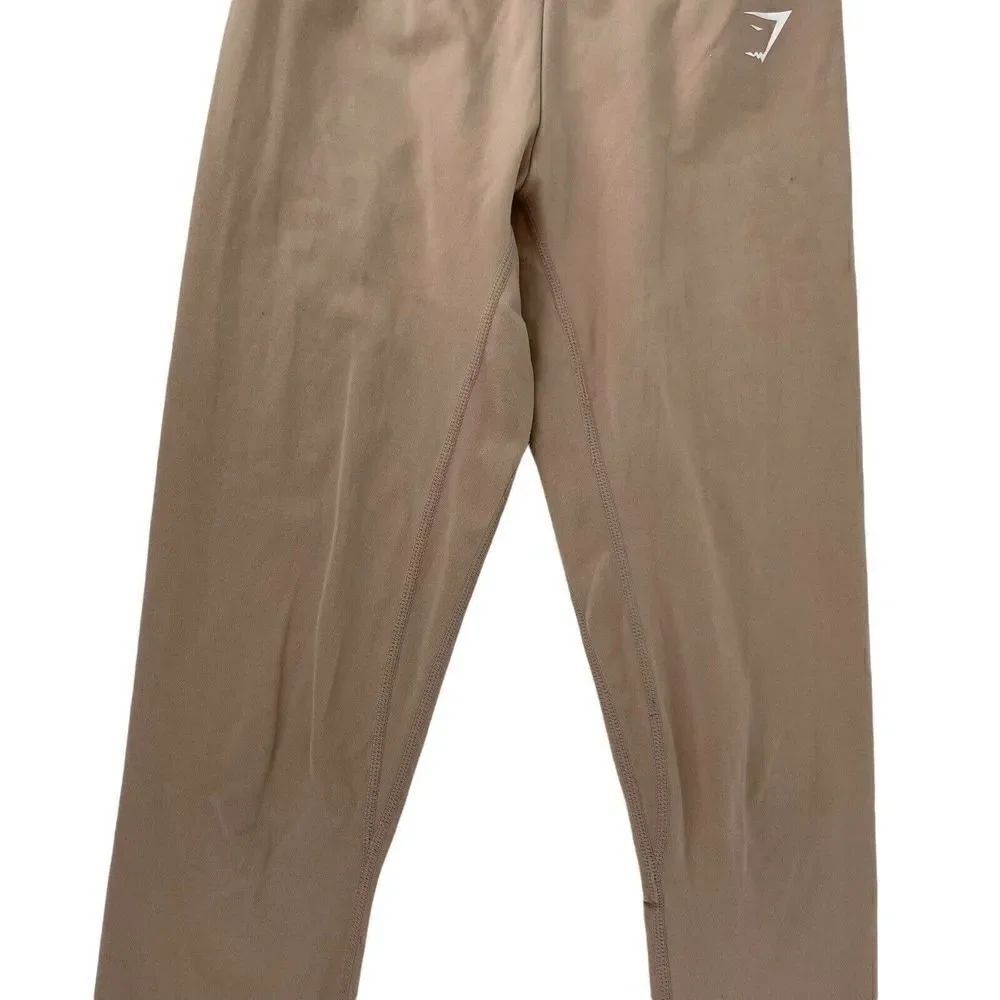 Gymshark Leggings High Rise Size XS Moisture Management Blush Pink Active Wear - Picture 5 of 9